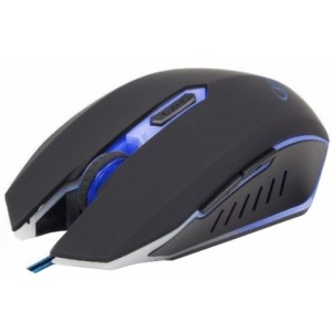 Gaming Mouse Gembird "MUSG-001-B", Optical 600-2400 Dpi, Black-Blue, USB-    http://gembird.nl/item.aspx?id=8189