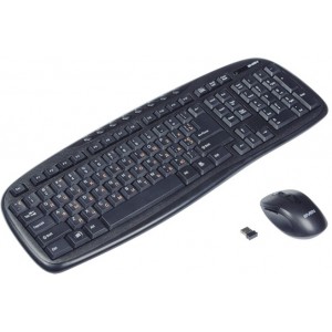Keyboard & Mouse  Wireless SVEN Comfort 3400, 1000dpi, 2.4GHz, Black