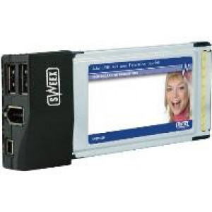 Sweex LC002, LAN PC Card, 10/100 Mbps, CardBus