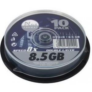 DVD+R DL Platinum 8,5Gb / 8x / CakeBox - 10 pcs.