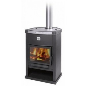 ОВ-120 Камин отопительно - варочный угловой ТЕПЛОДАРдо 120 м3 / O дымохода 150• Мощная топка из нержавеющих высоколегированных сталей.• Варочная плита, скрытая под декоративной крышкой.• Диагональ стекла 485 мм. 4607151291132