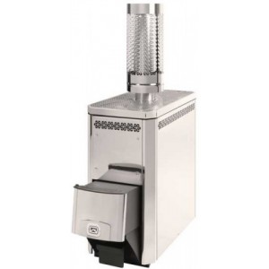 САХАРА-24 ЛНЗП Профи Печь-каменка дровяная для бани ТЕПЛОДАРот 14 до 24 м3  / масса камней - 90 кг/  O дымохода 115Конвектор из нержавейки, печь топится из смежного помещения, встроенный парообразователь 4607151293358