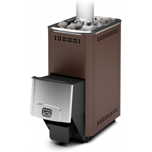 ТАМАНЬ 10 Т Печь для бани ТЕПЛОДАРот 4 до 10 м3  / масса камней - 30 кг/  O дымохода 115В глубокой топке (400 мм) помещаются полноразмерные дроваТопка из конструкционной стали, конвектор окрашен, печь топится из смежного помещения 4607151296588