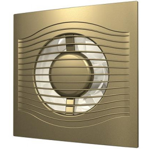 SLIM 4C champagneВентилятор осевой вытяжной с обратным клапаном D 100, декоративный SLIM 4C champagne