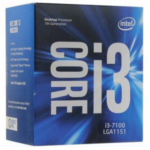 CPU Intel Core i3-7100 3.9GHz (3MB, S1151,14nm,Intel Integrated HD Graphics 630,51W) Box2 cores, 4 threads,Intel HD 630
