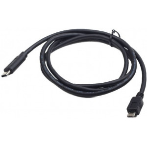 Cable  Type-C/microUSB2.0, CM/BM, 1.8 m, Cablexpert, Black, CCP-USB2-mBMCM-6-    http://cablexpert.com/item.aspx?id=8658