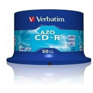 CD-R  50*Cake, Verbatim, 700MB, 52x, AZO-  http://www.sklep.platinet.pl/VERBATIM-CD-R-700MB-52X-AZO-CAKE-100-43430(4,16070,637).aspx