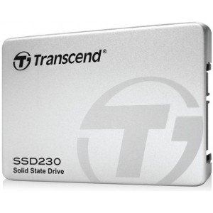 2.5" SATA SSD  512GB Transcend "SSD230" [R/W:560/520MB/s, 85/85K IOPS, SM2258, 3D NAND TLC, Alu]