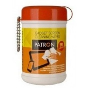  Cleaning wipes for screens  PATRON "F4-005", Travel-Tube 50 pcs.