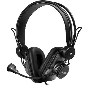 Headset SVEN AP-605MV with Microphone, Black, 2 x 3,5mm jack (3 pin)-    http://www.sven.fi/ru/catalog/headphones_pc/ap-605mv.htm