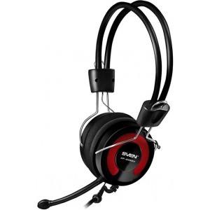 Headset SVEN AP-545MV with Microphone, Black-red, 2 x 3,5mm jack (3 pin)-    http://www.sven.fi/ru/catalog/headphones_pc/ap-545mv.htm
