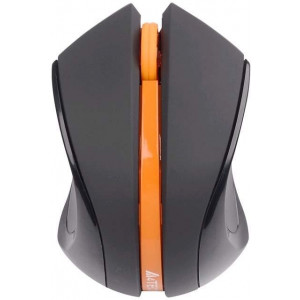 Mouse A4Tech G7-310N-1 Wireless Black-Orange1*AA Battery; Button:42.4GHz wireless2000 DPI500 HzZero Delay Synch RF TechnologyPadless  V-Track Engine16-in-one software
