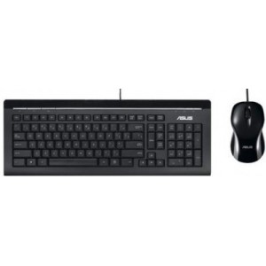   ASUS U2000 Keyboard + Mouse, Black, USB (set tastatura+mouse/комплект клавиатура+мышь)