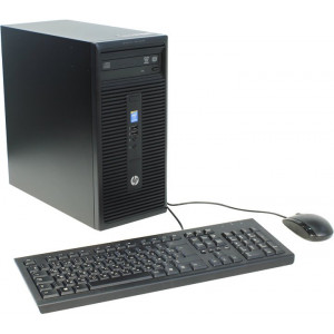  HP 280 G1 MT Intel Celeron Dual Core G1840 2.8GHz/4GB DDR3/HDD 500GB/Intel HD Graphics/DVD-RW/D-Sub/DVI-D/2xUSB 3.0/4xUSB 2.0/Keyboard&Mouse/DOS (computer/компьютер)  