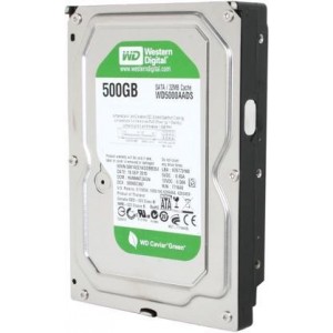 3.5" HDD    500GB-SATA-32MB Western Digital "Green (WD5000AADS)"