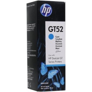 HP GT52 Cyan Original Ink Bottle, DeskJet G5810/G5820