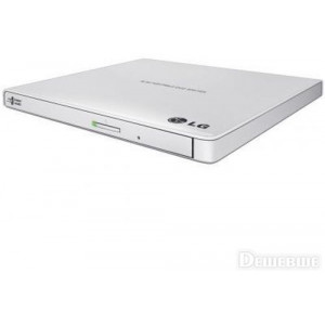 External DVDRW Drive LG GP57EW40, Portable Slim -14mm, Super-Multi DVDR+8x/-8x, RW+6x/-6x, DL+6x, RAM 5x, USB2.0, White, Retail