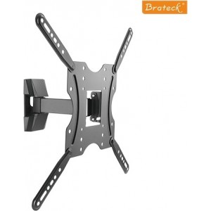   LCD/TV Full motion Wall Mount Brateck KLA27-441, Max VESA 400x400, Screen 32"-55" Load 30 Kg, Profile 62-212mm, Tilt +3°~-10°, Swivel +90°~-90° (suport de perete pentru TV/крепление подвес настенный кронштейн для телевизора)