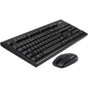 Keyboard & Mouse A4Tech Wireless 3100N, Black, EN+RU+RO  