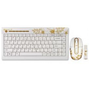 G-Cube Kit RF Keyboard GRKSA-610SR Aloha Sunrise 6-Hot Keys, UltraRange - 10m, 2.4GHz, & RF 2xClick, 1000dpi / повреждена коробка