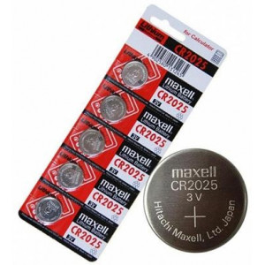 MAXELL Coin Battery  CR2025 CARD, 1pcs,