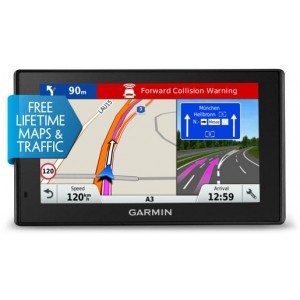 GARMIN DriveAssist 51 LMT-D, GPS + DVR FullHD 30fps, Licence map Europe+Moldova, 5.0" LCD (480 x 272), MicroSD, Bluetooth, Hands-free calling, Speaks street names, Junction view, Lane assist, Camera-assisted, up to 0.5 hours, 191.4g