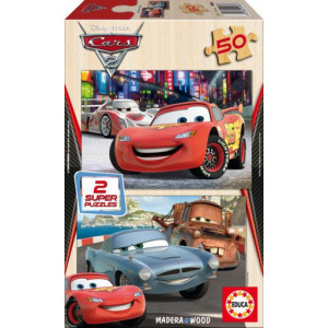 Trefl Puzzles - 2x50 Disney Cars 2