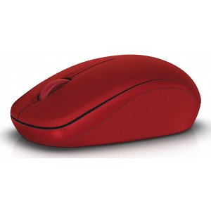 Мышь DELL WM126 Wireless, Red USB