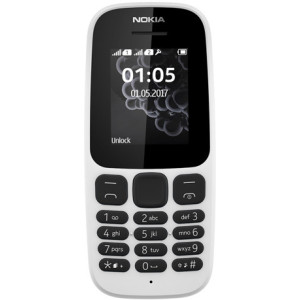 Мобильный телефон Nokia 105 2017 DUOS / WHITE EU