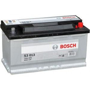 Аккумулятор BOSCH  90AH 720A(EN) клемы 0 (353x175x190) S3 013