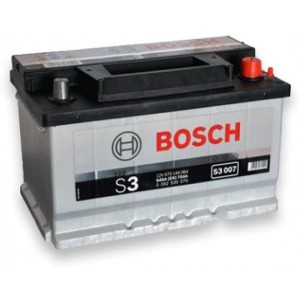 Аккумулятор BOSCH 70AH 640A(EN) клемы 0 (278x175x175) S3 007