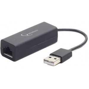 Gembird NIC-U2-02, USB2.0 LAN adapter, USB2.0 to RJ-45 LAN connector