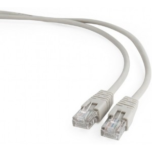  10m  Gembird PP12-10M Patch Cord  Gray,  cat.5E, Cablexpert, molded strain relief 50u" plugs