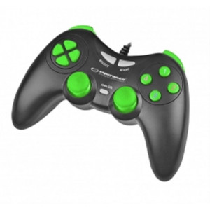 Геймпад Gamepad Esperanza Fighter Black/Green (EGG105KG) USB