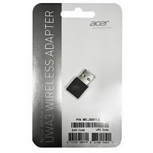ACER WIRELESS PROJECTION KIT UWA3 (Black) USB-A  EURO TYPE 802.11 B/G/N REALTEK 8192