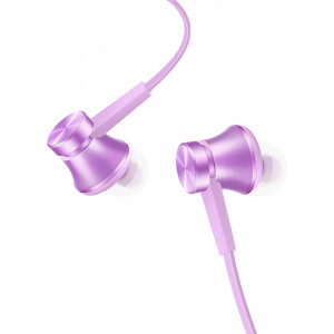 Xiaomi "Piston Basic Edition" In-ear Earphones, Matte Purple, 3.5mm, Microphone, Rated Power 5mW, Speaker Impedance 32ohms, Frequency response: 20~20KHz, Hands free calling features, Cord type cable 1.2 m