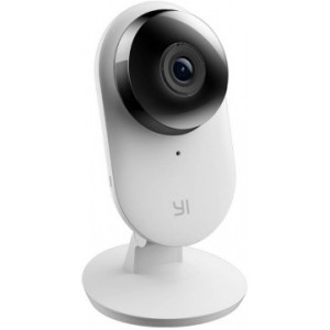Xiaomi YI Home Camera EU, White, IP Camera, WiFi, Video resolution: 720p, 111° wide-angle lens, Built-in Microphone and Speaker (2-way audio connection), Infrared Night Vision Sensor, MicroSD up to 32GB, Andoid/iOS