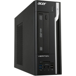 Acer Veriton X4110G SFF (DT.VMAME.004) AMD® A6-7400B 3.5 GHz, 4GB DDR4 RAM, 1TB HDD, AMD® Radeon HD Graphics, 220W PSU, FreeDOS, USB KB/MS, Black, 3 Year Warranty