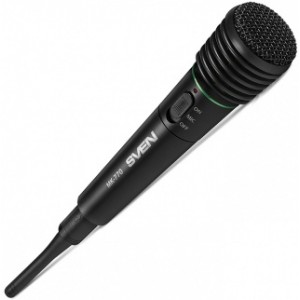 "Karaoke Microphone  SVEN ""MK-770"", Wireless 87.5 - 92.0 MHz
- 
http://www.sven.fi/ru/catalog/microphones/mk-770.htm"
