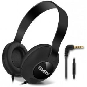   SVEN AP-310M Headphones with microphone, Headset: 20-20,000 Hz, Microphone: 30-16,000 Hz, 1.2m
