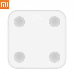 XIAOMI "Mi Body Fat Scale", White, Function:Weight Measuring / Body Fat / Water Content Testing, Weighing range: 5 kg-150kg, Bluetooth 4.0, support Android / iOS APP, Panel material: plastic