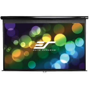 Elite Screens 92"(16:9) 114,6x203,7cm Manual Pull Down Screen, Black