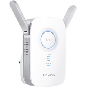 "Wireless Range Extender  TP-LINK ""RE350"", 1200Mbps
Kills Wi-Fi dead zone with strong Wi-Fi expansion at combined speed of up to 1.2Gbps
Operates over both the 2.4GHz band(300Mbps) and 5GHz band(867Mbps) for more stable wireless experience
Gigabit Et