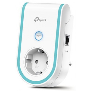 "Wireless Range Extender  TP-LINK ""RE360"", 1200Mbps, AC Passthrough
Keep your whole home connected with strong Wi-Fi expansion at combined speed of up to 1.2Gbps
Integrated power socket makes sure that no power outlet is waste
Intelligent signal ligh
