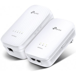 "TP-Link Wireless AC Powerline, TL-WPA9610 KIT, AV2000 Powerline Speed
AV2000 Powerline Speed – meets the demand of bandwidth-intensive activities with the latest, fastest powerline transfer rates
AC1200 Dual-Band Wi-Fi – delivers combined speeds of up 