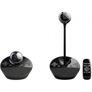   Logitech BCC950 ConferenceCam, Webcam Full HD 1080p 30fps video, Motorized pan, tilt and zoom, Speakerphone 220 Hz - 20 kHz, Remote for groups of 1-4, 960-000867