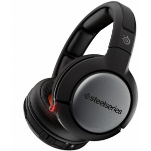 STEELSERIES Siberia 840 / Lag-Free Wireless Gaming Headset with retractable Best Mic in Gaming, Dolby 7.1 Surround, 40mm neodymium drivers, OLED Transmitter, Hot Swappable battery system, Bluetooth, Wireless USB+2x3.5mm jack+mini USB, Black