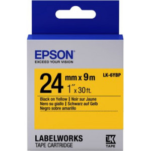 C53S656005 Tape Epson LK6YBP Pastel Blk/Yell 24/9
