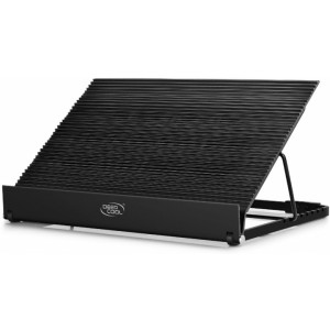 "Notebook Cooling Pad Deepcool N9 Black, 17'', 1x180mm fan, 4xUSB, Aluminium
http://www.deepcool.com/product/nbcooler/upto17/2013-12/27_591.shtml"