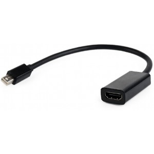 "Adapter DP mini M to HDMI F, Cablexpert ""A-mDPM-HDMIF-02"", mini Display port male to HDMI female
-  
  http://cablexpert.com/item.aspx?id=9035"